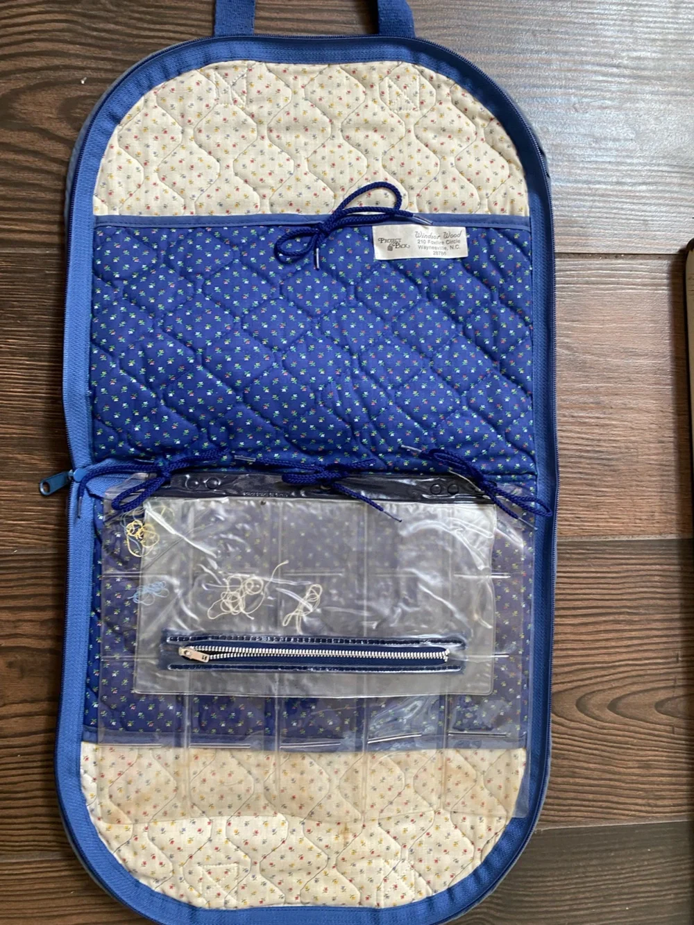 Vintage Cross Stitch/Craft Project Pack Holder